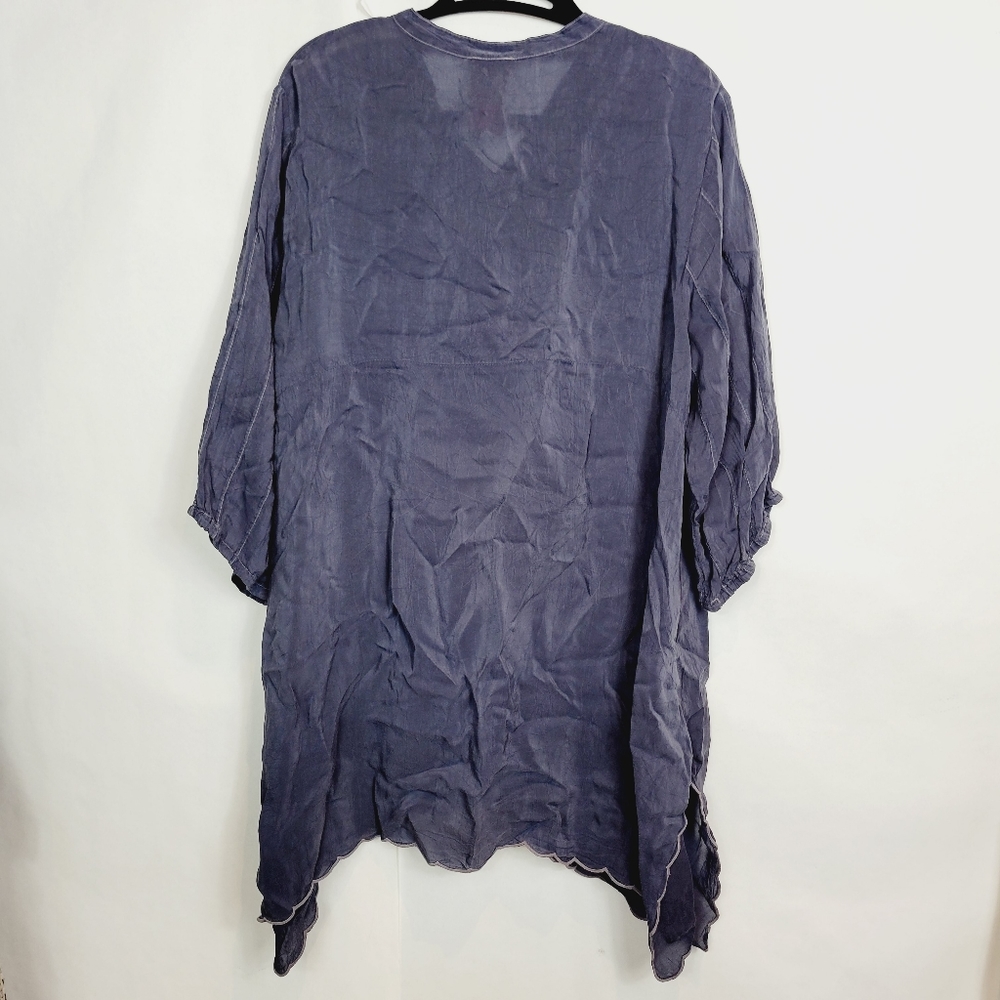 Johnny Was grey tunic - Picture 7 of 9